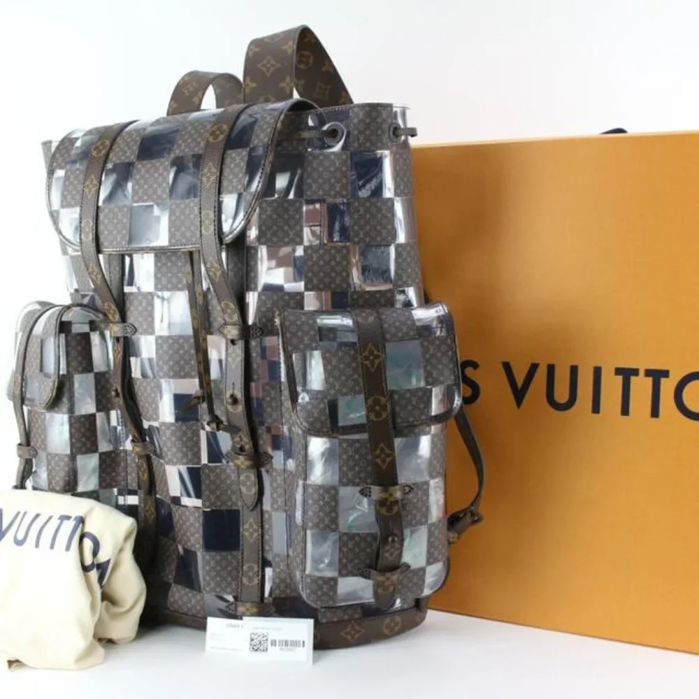 Louis Vuitton Virgil Abloh Monogram Chess Christopher Backpack 21lz720s